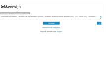 Tablet Screenshot of lekkerewijn.blogspot.com