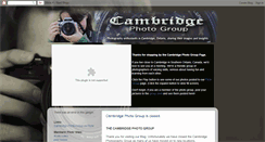 Desktop Screenshot of cambridgephotogroup.blogspot.com