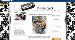 Desktop Screenshot of bargainisthenewblack.blogspot.com