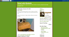 Desktop Screenshot of breadwithelizabeth.blogspot.com