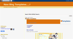 Desktop Screenshot of new-blogtemplates.blogspot.com