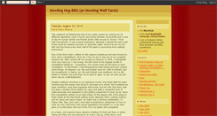 Desktop Screenshot of howlinghogbbq.blogspot.com