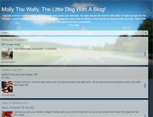 Tablet Screenshot of mollythewally.blogspot.com