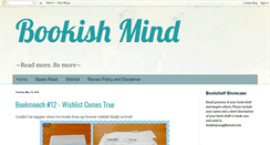 Desktop Screenshot of bookishmind.blogspot.com