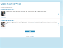 Tablet Screenshot of gracefashionweek.blogspot.com
