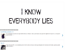 Tablet Screenshot of iknoweverybodylies.blogspot.com