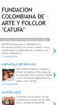 Mobile Screenshot of fundacioncolombianadearteyfolclor.blogspot.com