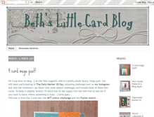 Tablet Screenshot of mylittlecardblog.blogspot.com