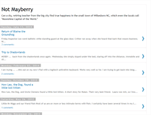 Tablet Screenshot of notmayberry.blogspot.com