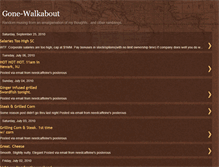 Tablet Screenshot of gone-walkabout.blogspot.com