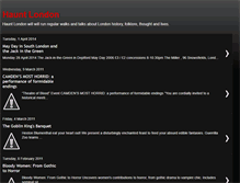 Tablet Screenshot of haunt-london-events.blogspot.com