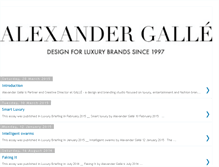Tablet Screenshot of alexandergalle.blogspot.com