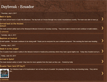 Tablet Screenshot of daybreakecuador.blogspot.com