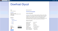 Desktop Screenshot of dowfrostglycol.blogspot.com