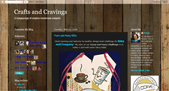 Desktop Screenshot of craftsandcravings.blogspot.com