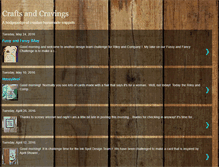 Tablet Screenshot of craftsandcravings.blogspot.com