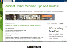 Tablet Screenshot of ancient-herbalmedicine.blogspot.com