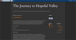 Desktop Screenshot of journeytohopefulvalley.blogspot.com