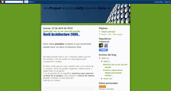Desktop Screenshot of project-arq-zero.blogspot.com