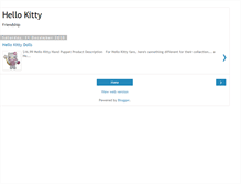 Tablet Screenshot of hellokitty-zone.blogspot.com