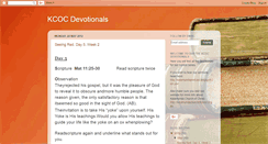 Desktop Screenshot of kcocdevo.blogspot.com