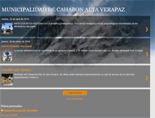 Tablet Screenshot of municipalidaddecahabonaltaverapaz.blogspot.com