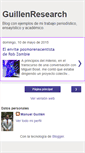 Mobile Screenshot of guillenresearch.blogspot.com