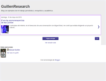 Tablet Screenshot of guillenresearch.blogspot.com