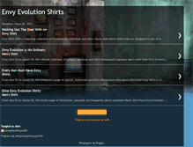 Tablet Screenshot of envyevolutionshirts.blogspot.com