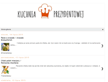 Tablet Screenshot of kuchniaprezydentowej.blogspot.com