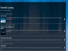 Tablet Screenshot of gratislunsj.blogspot.com