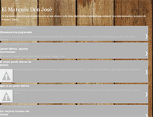 Tablet Screenshot of elmarquesdonjose.blogspot.com