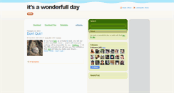 Desktop Screenshot of itsawonderfullday.blogspot.com