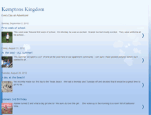 Tablet Screenshot of kemptonskingdom.blogspot.com