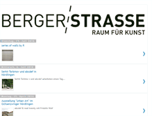 Tablet Screenshot of bergerstrasse.blogspot.com