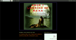 Desktop Screenshot of amorylibertaddemaika.blogspot.com