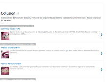 Tablet Screenshot of oclusionii.blogspot.com