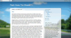Desktop Screenshot of flashgoestheweasel.blogspot.com