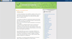 Desktop Screenshot of faunaextincion.blogspot.com