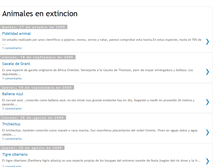Tablet Screenshot of faunaextincion.blogspot.com