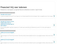 Tablet Screenshot of jijookfinancieelvrij.blogspot.com