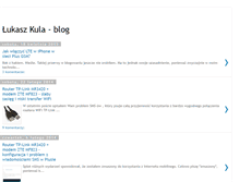 Tablet Screenshot of lukaszkula.blogspot.com