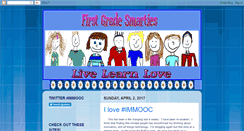 Desktop Screenshot of firstgradesmarties.blogspot.com