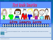 Tablet Screenshot of firstgradesmarties.blogspot.com