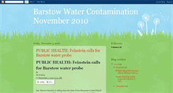 Desktop Screenshot of barstowwaterproblem.blogspot.com