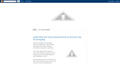 Desktop Screenshot of cedarhillsgolfcourse.blogspot.com