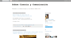 Desktop Screenshot of cienciaycomunicacion.blogspot.com