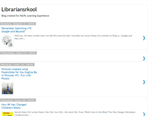 Tablet Screenshot of librariansrkool.blogspot.com