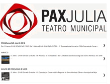 Tablet Screenshot of paxjuliateatromunicipal.blogspot.com