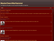 Tablet Screenshot of masterowenwarhammer.blogspot.com